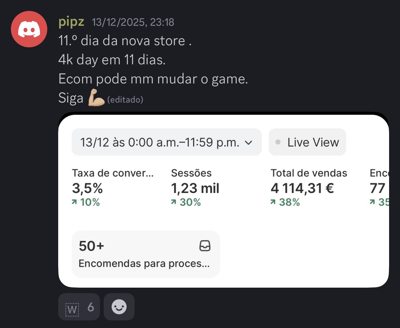 Resultado aluno 11